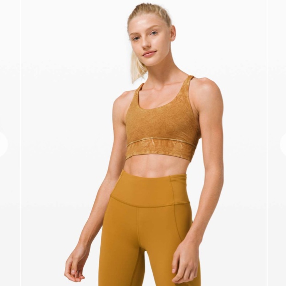 Lululemon Energy Bra Long Line Ice Dye